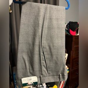 Boys Ralph Lauren Grey Plaid Dress Pant